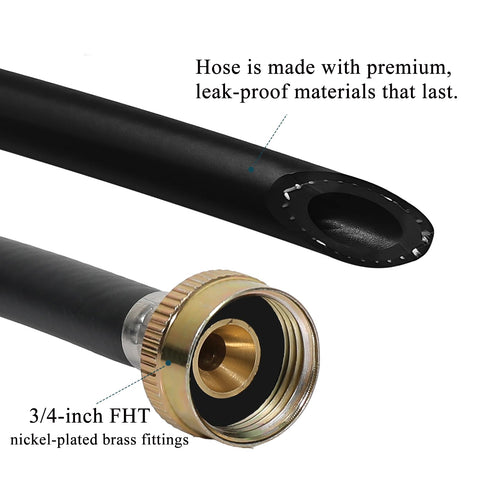 atadbtae dehumidifier hose PVC construction offers flexible, leak-free performance.