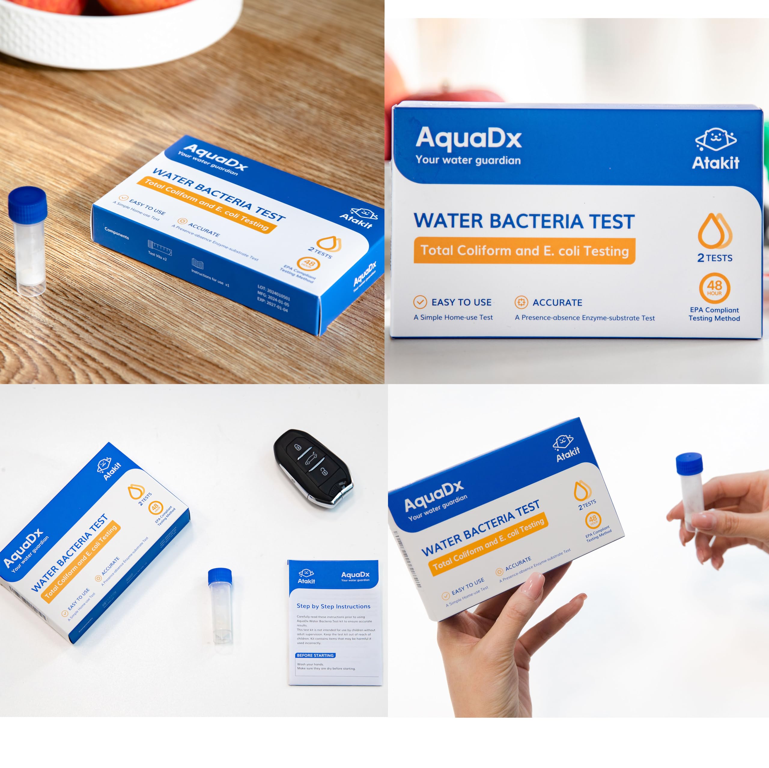 ATAKIT AquaDx storage design keeps tests valid for years