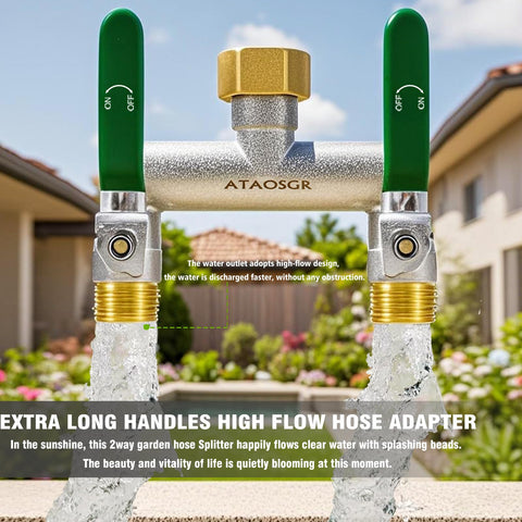 ATAOSGR easy installation supports two hoses at once.
