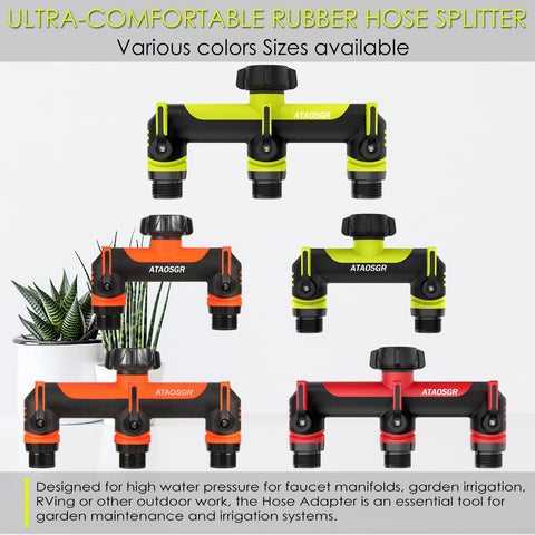 ATAOSGR includes rubber rings and tape for quick setup