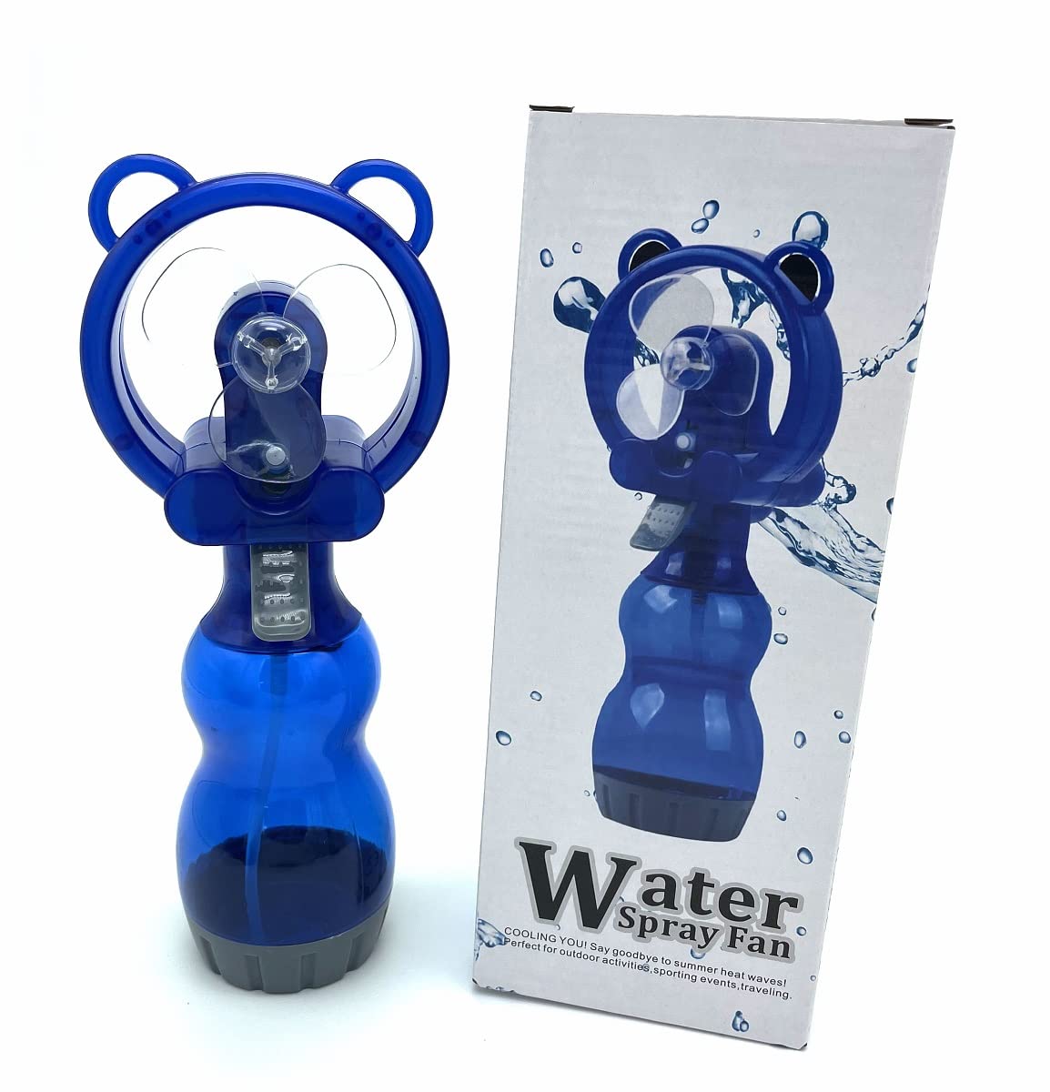 ATBOTP Water Misting Fan handheld use for travel comfort