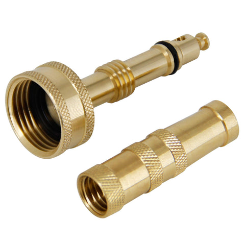ATDAWN brass hose nozzle adjustable twist barrel for versatile spray patterns.