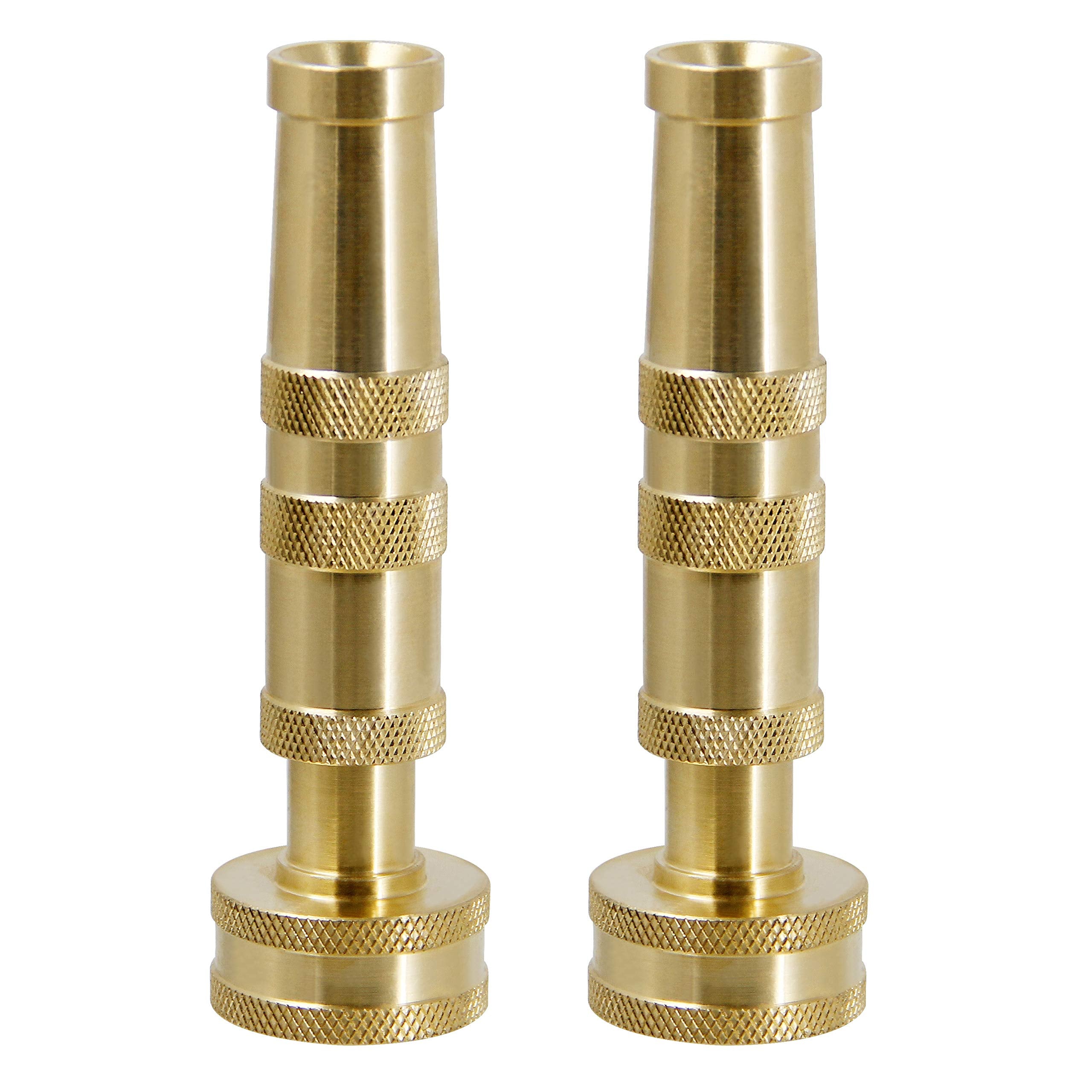 ATDAWN brass hose nozzle with heavy-duty construction for durable watering tasks.