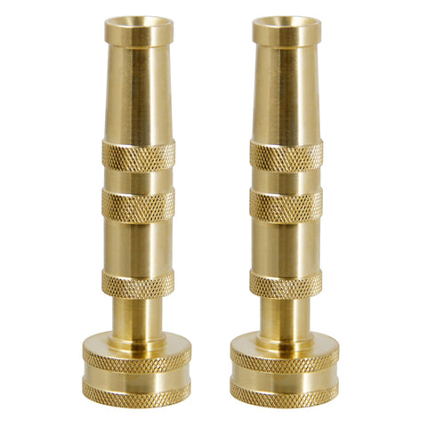 ATDAWN brass hose nozzle with heavy-duty construction for durable watering tasks.