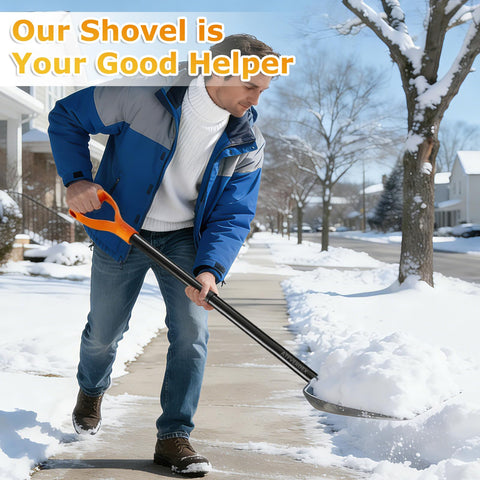 ATFVERDEX heavy-duty tool for driveways, yards, and outdoor tasks in winter.