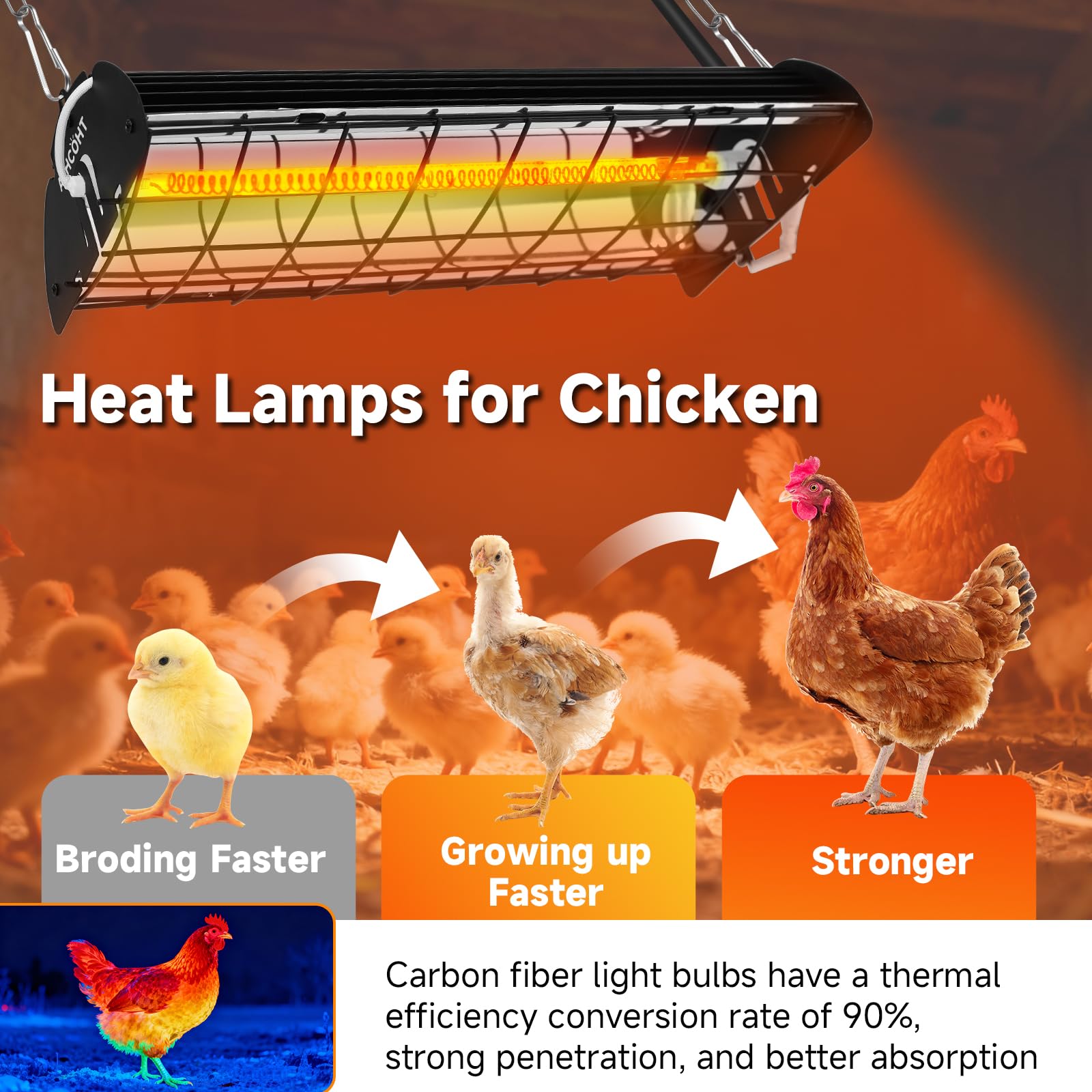 ATHCOHT aluminum composite housing enhances durability and heat safety.