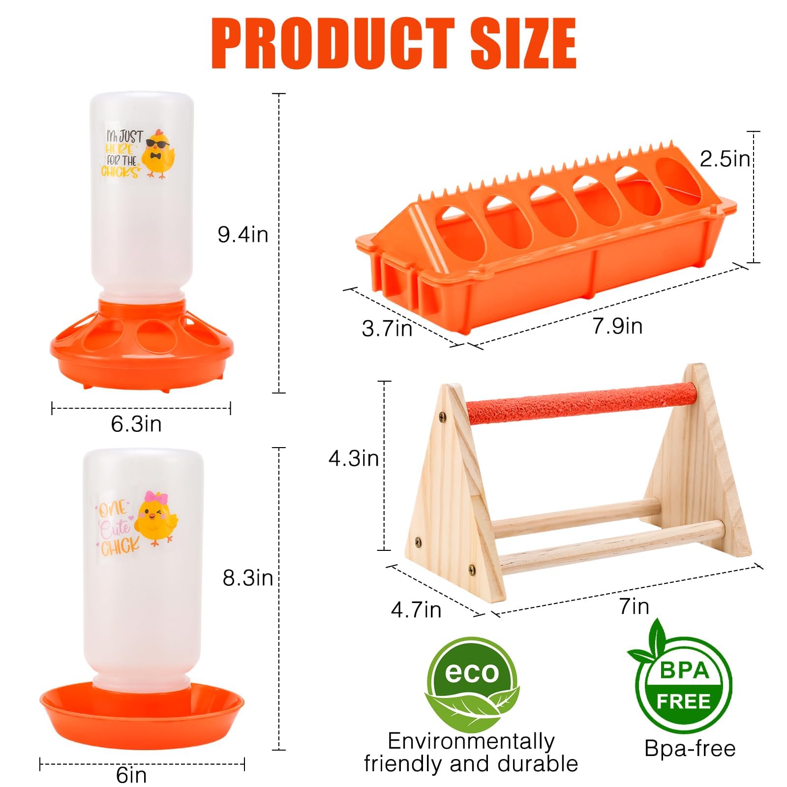 ATHCOHT automatic waterer anti-drowning feature ensures safe drinking for chicks.