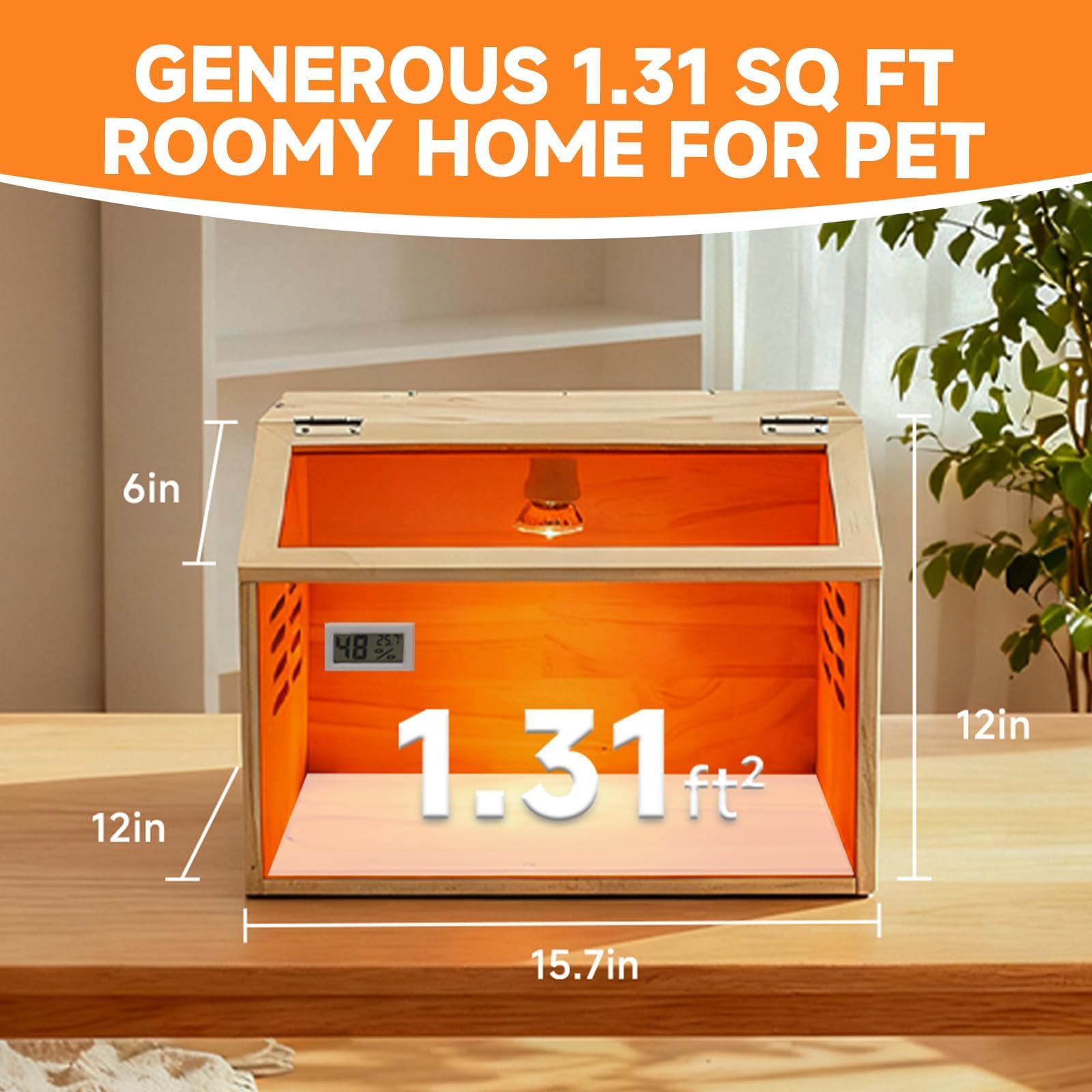 ATHCOHT Built-in thermo-hygrometer helps monitor temperature and humidity at a glance.