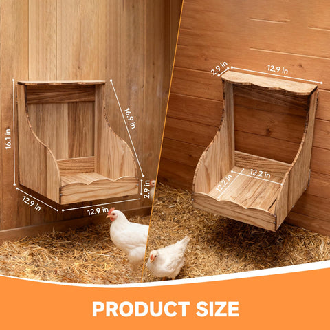 ATHCOHT versatile nesting box works for chickens, ducks, and pigeons.