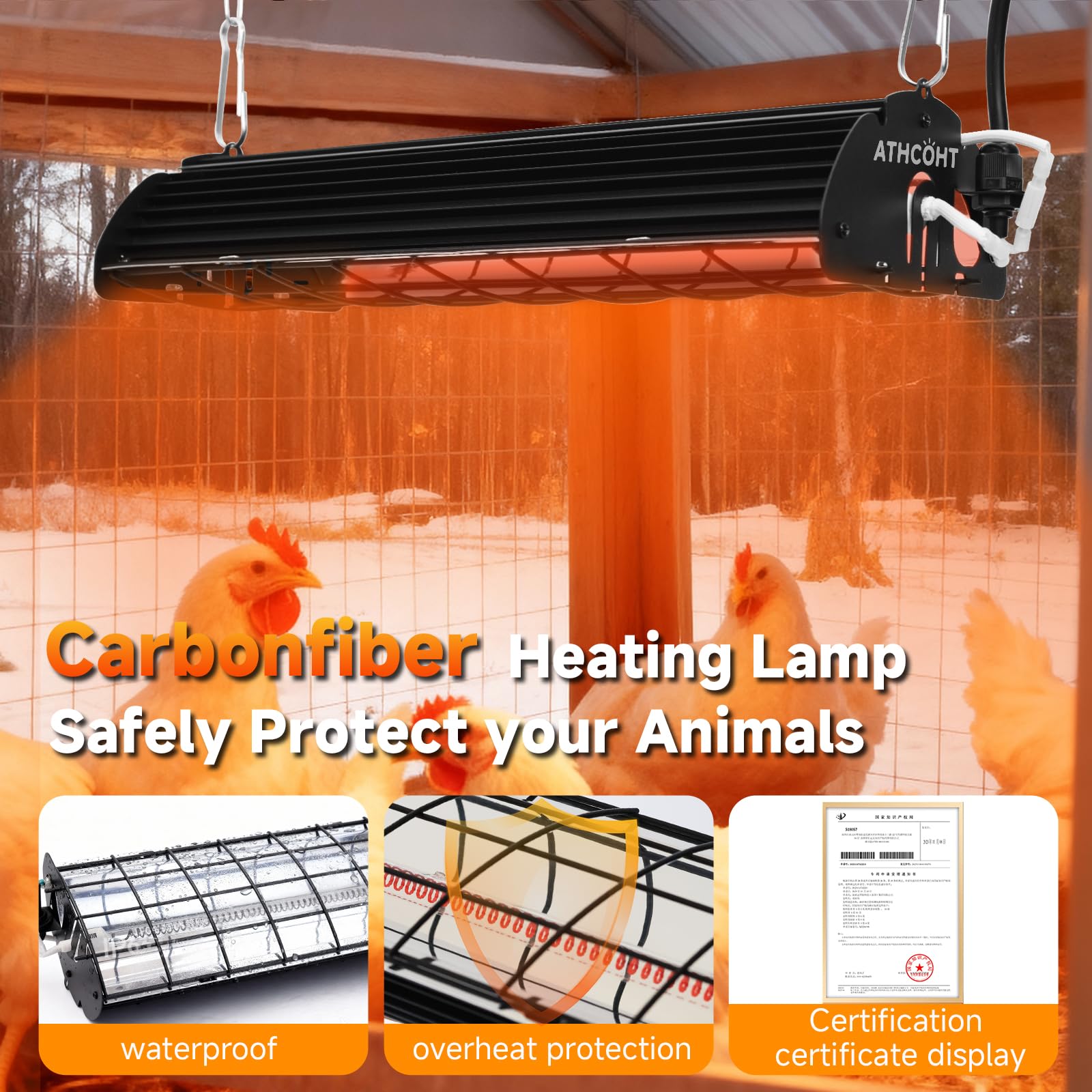 ATHCOHT quick-installation kit enables fast setup without extra tools.