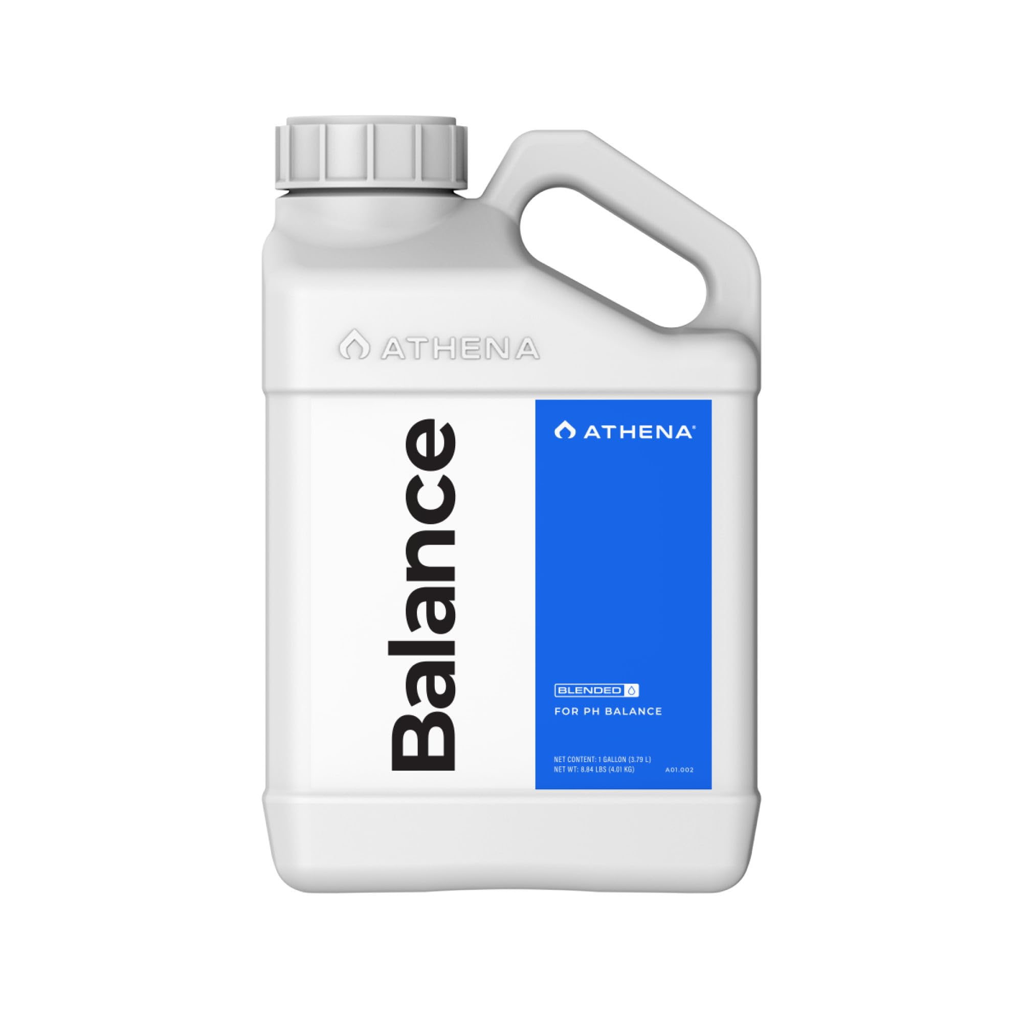 Athena Blended Balance bottle pour demonstrates easy dosing for stable RO water pH.