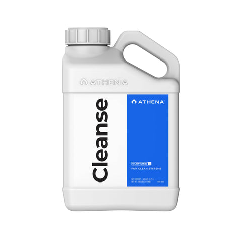 Athena Blended Cleanse bottle descaler dissolves mineral scale to clear irrigation lines