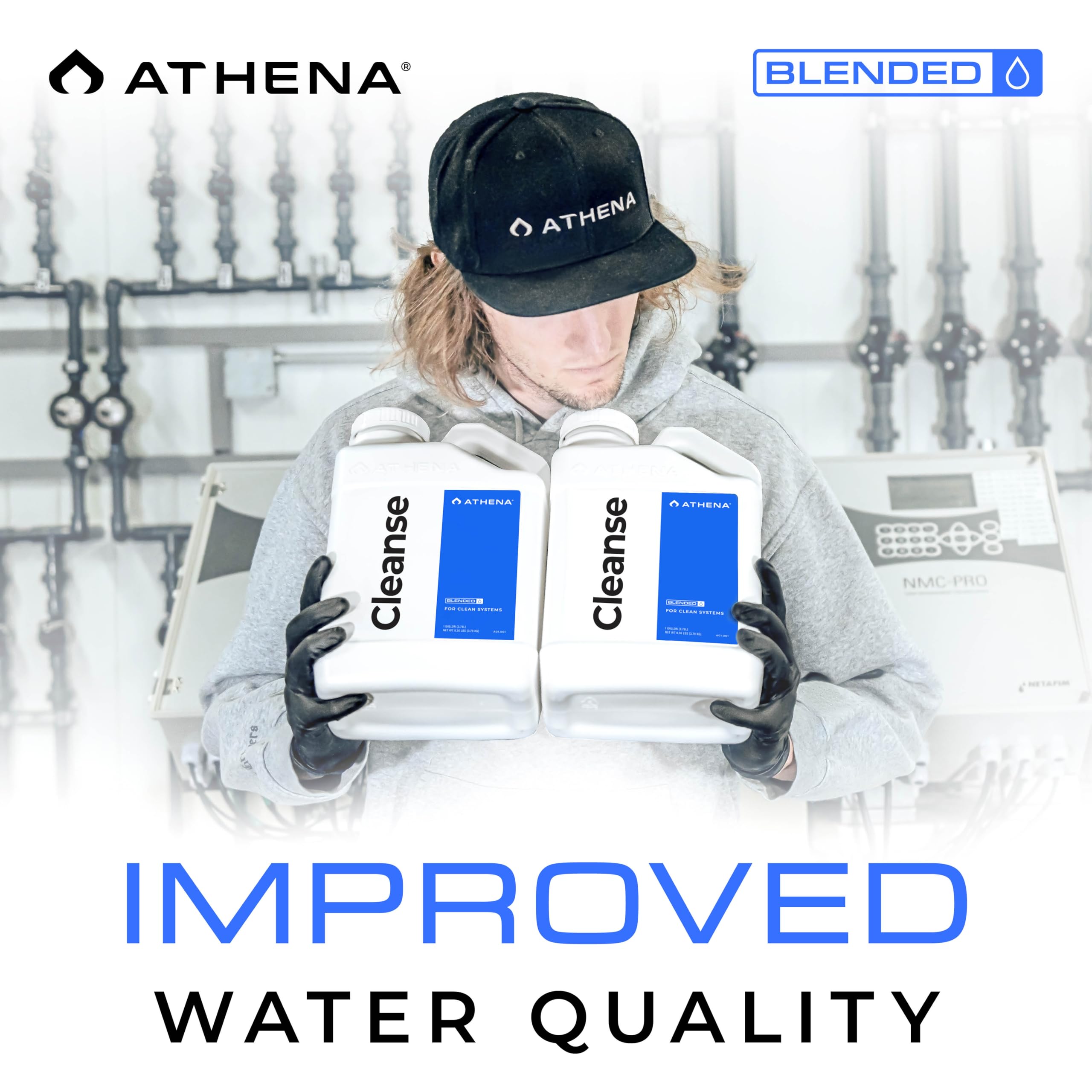 Complete line maintenance with Athena Blended Cleanse and compatible products