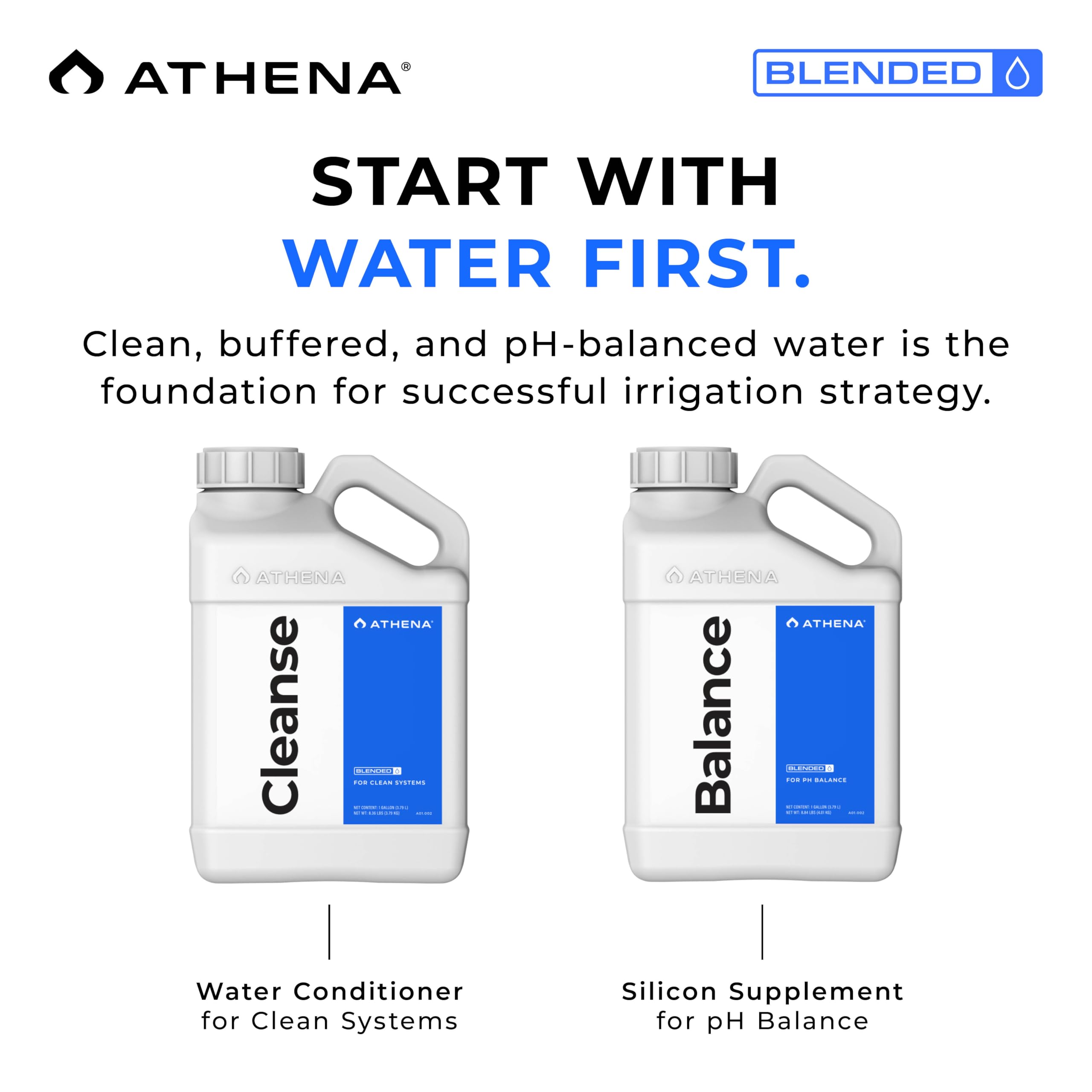 Athena Blended Cleanse used on a drip system promotes smoother water flow
