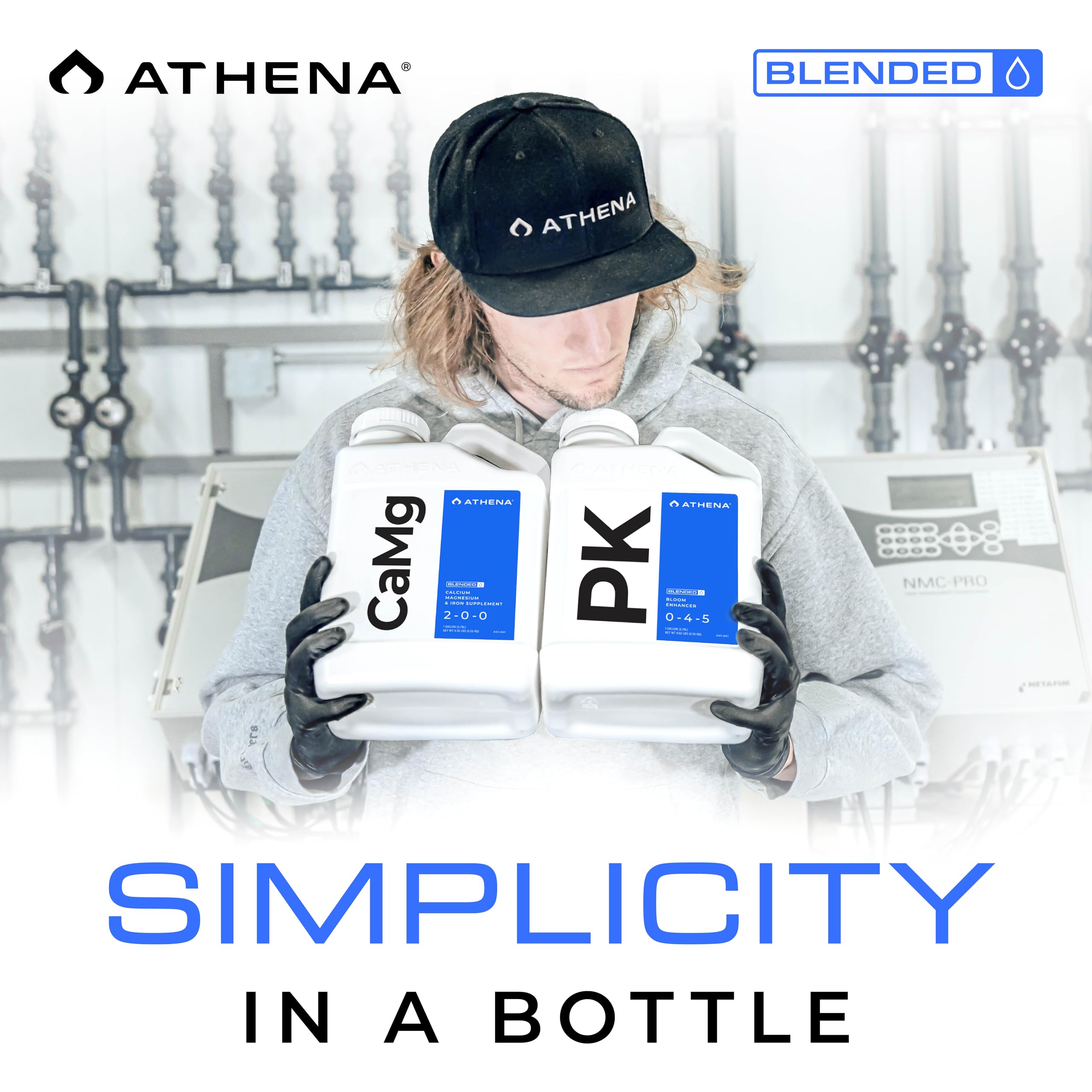 Athena Blended PK in a hydroponics setup suggests easy integration into feeding routines.