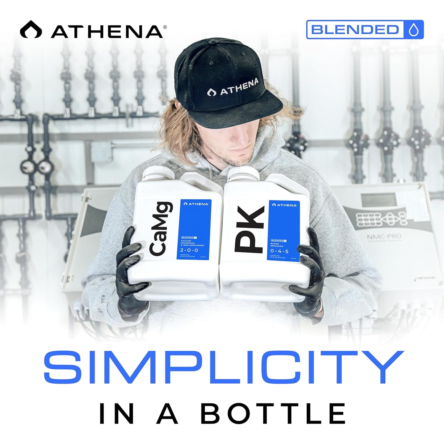 Athena Cal-Mag dosing with automation shows consistent feeding