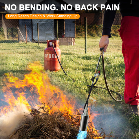 Athnevy 10 ft hose enables safer distant operation.