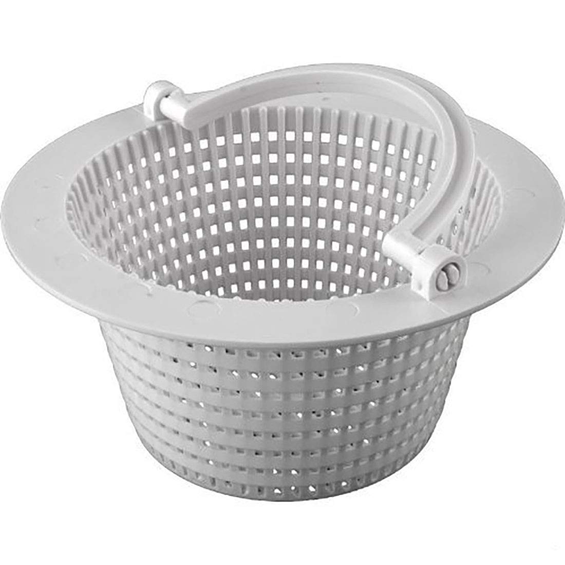 ATIE above-ground pool skimmer basket front view captures debris to reduce clogs
