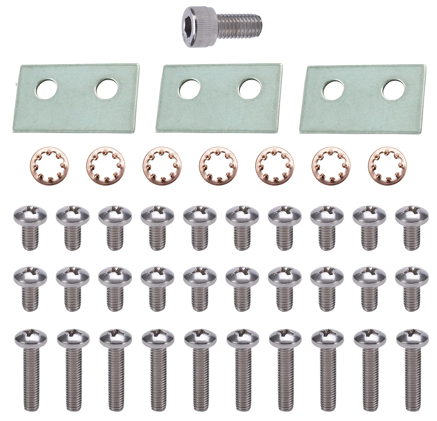 ATIE Complete 280 pool cleaner hardware kit with screws and washers for easy maintenance.