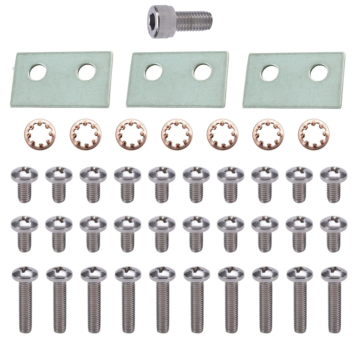 ATIE Complete 280 pool cleaner hardware kit with screws and washers for easy maintenance.