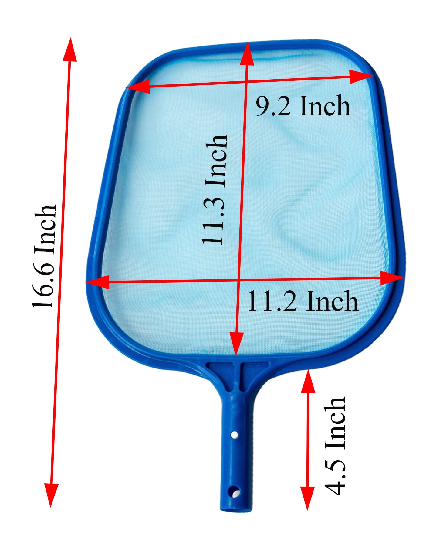 ATIE fine mesh leaf skimmer for spa — precise debris capture.