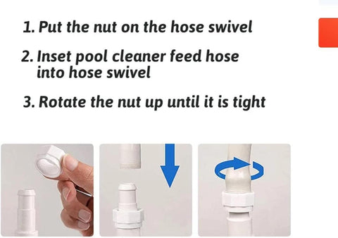 ATIE hose assembly in action demonstrates quick, tool-free setup.
