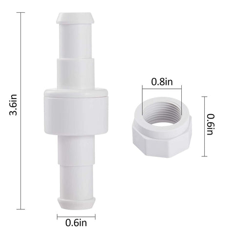 ATIE hose nut D15 close-up highlights durable fittings for simple hose assembly.