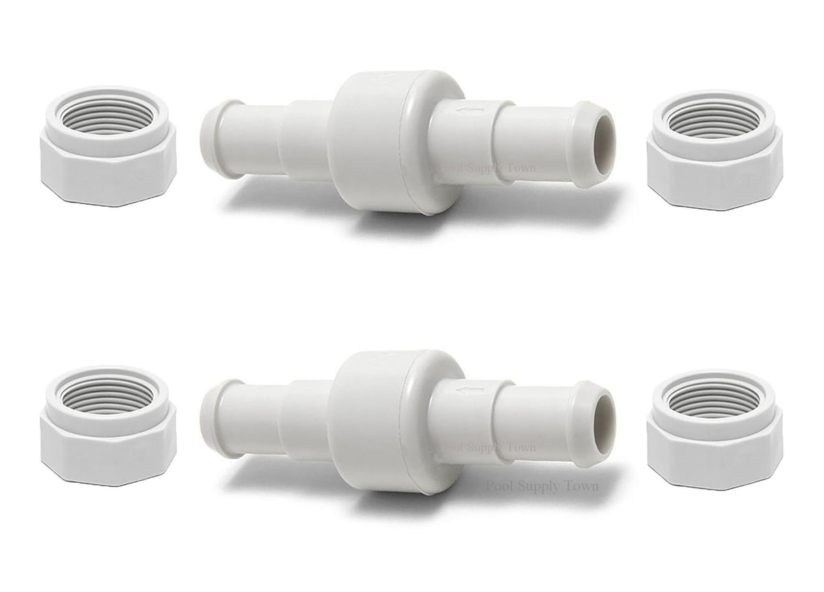 ATIE hose swivel D20 close-up for secure two-hose connections on Polaris.