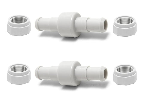ATIE hose swivel D20 close-up for secure two-hose connections on Polaris.