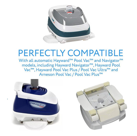 ATIE pod shoes AXV414P side view shows durable replacement for Hayward cleaners