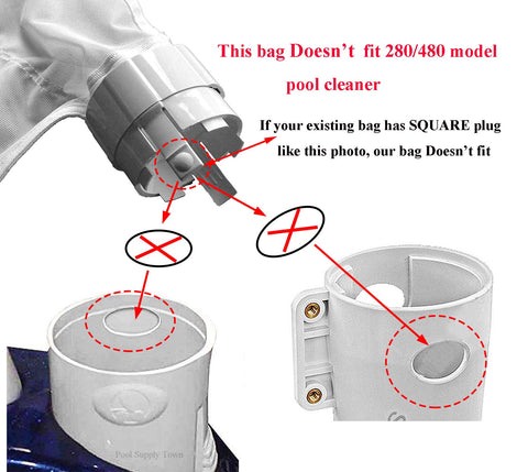 ATIE Polaris replacement bag debris capacity test image.