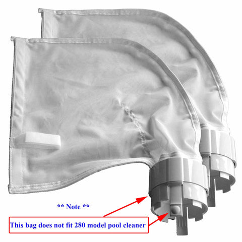 ATIE pool cleaner bag pocket detail highlighting velcro opening and fit.