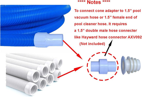 ATIE pool cleaner hose connector 2-pack for replacements