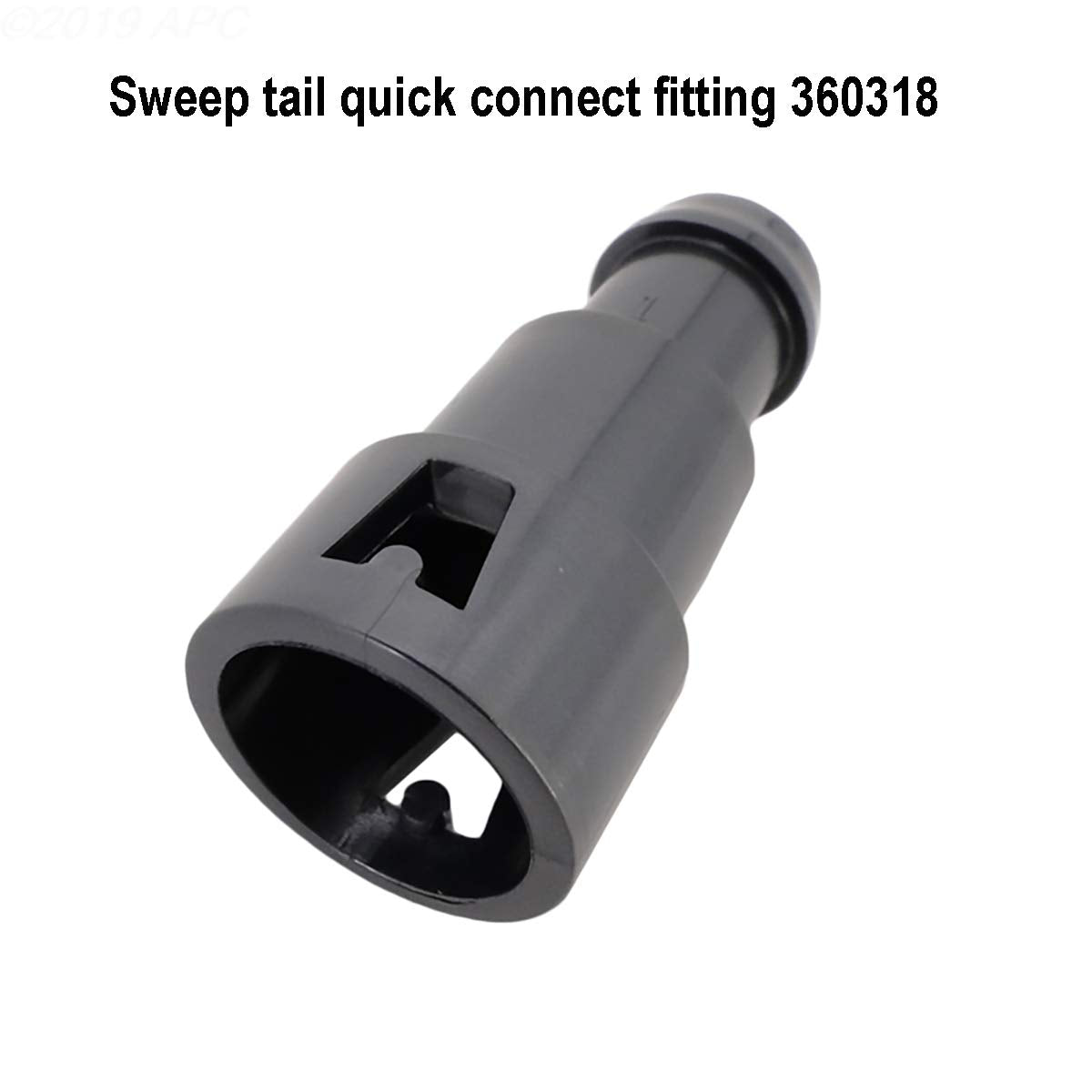 ATIE 360244 quick connect fitting simplifies hose swaps.