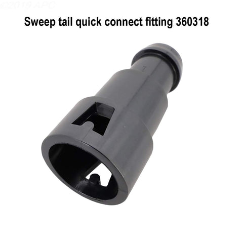 ATIE 360244 quick connect fitting simplifies hose swaps.