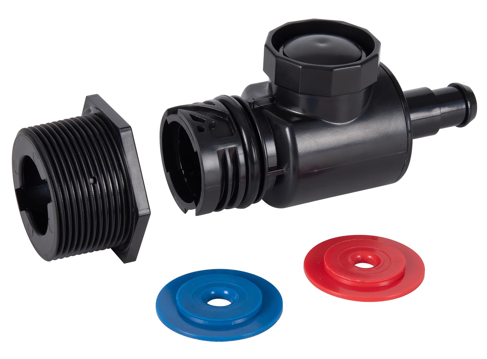 ATIE pool cleaner UWF assembly front view showing integrated regulator