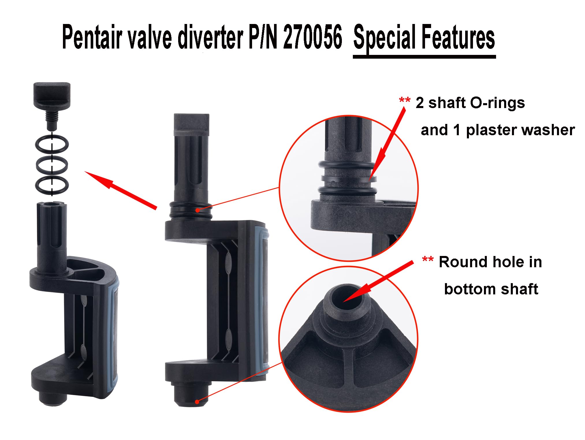 ATIE 270038 spacer ring aligns seals for secure seating.