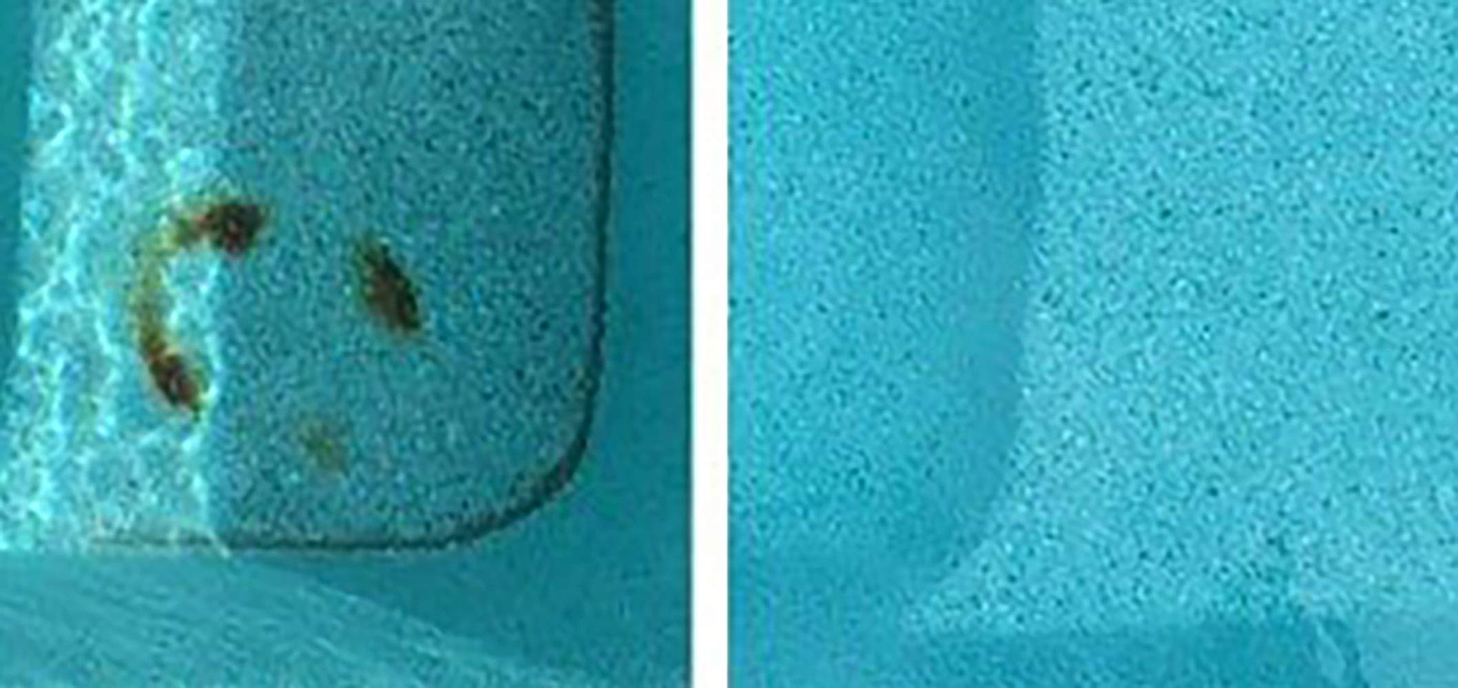 ATIE 2-pack pumice stone set for calcium deposits and surface cleaning.