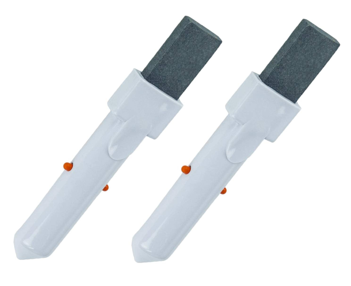 ATIE pool pumice stone with EZ-clip handle for easy rust and stain removal.
