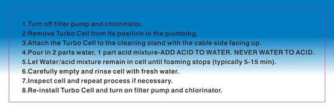 ATIE pool salt cell cleaning stand durable build supports regular cleaning with minimal mess