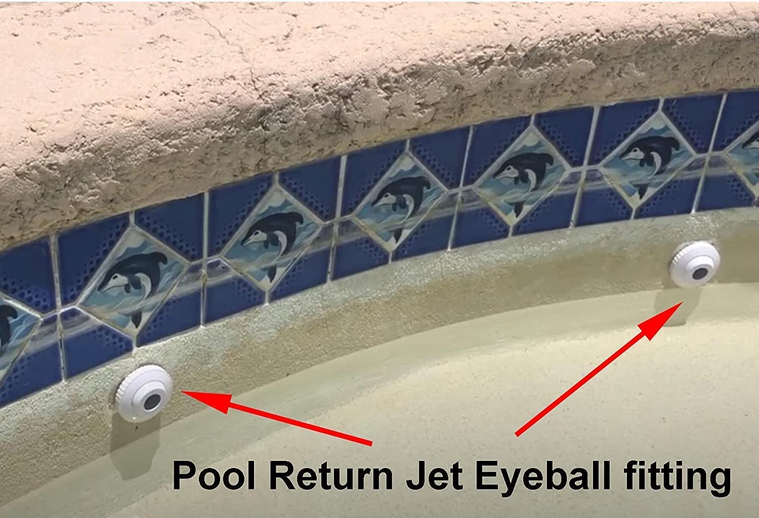 ATIE pool spa return jet pack of 2 for multiple returns