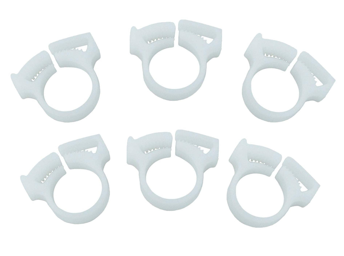 ATIE B15 sweep hose attachment clamp secures Polaris cleaner hose reliably.