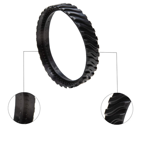 ATIE tire track side view highlights rugged durability and wall grip