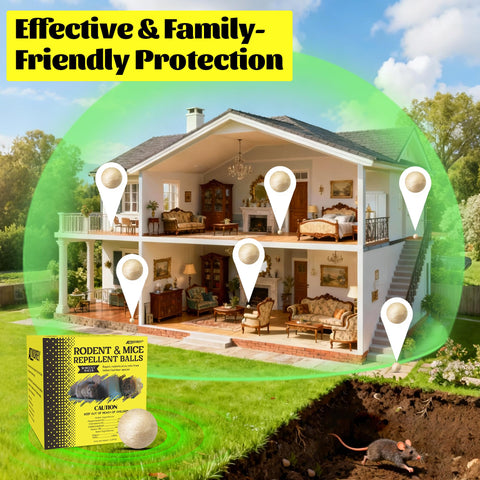 Atindirey car-engine rodent protection balls to guard wiring