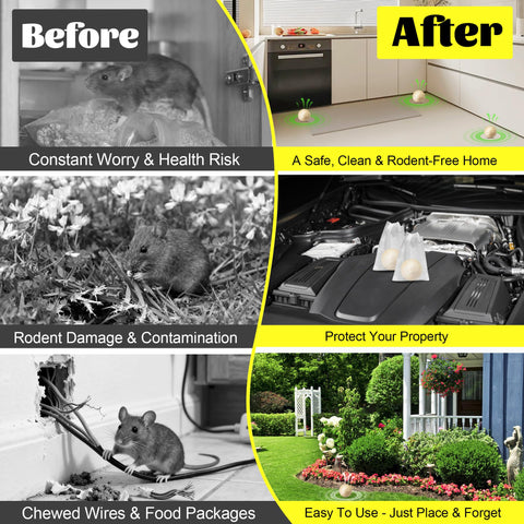 Atindirey indoor-outdoor rodent protection balls for cars, garages, and attics