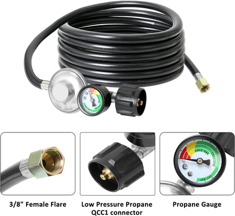 ATKKE hose connection to a Type1/QCC1 tank with clear visual alignment.