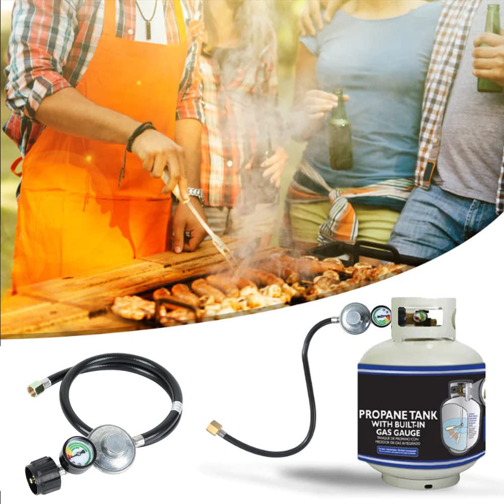 ATKKE built-in safety relief device provides controlled gas flow for safer use