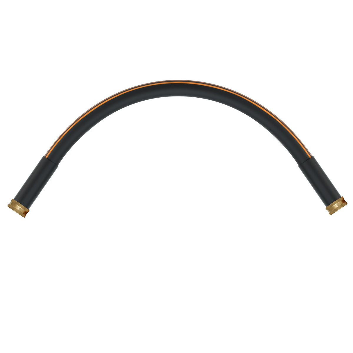 Atlantic heavy-duty garden hose with two-foot connector for quick, reliable setup.