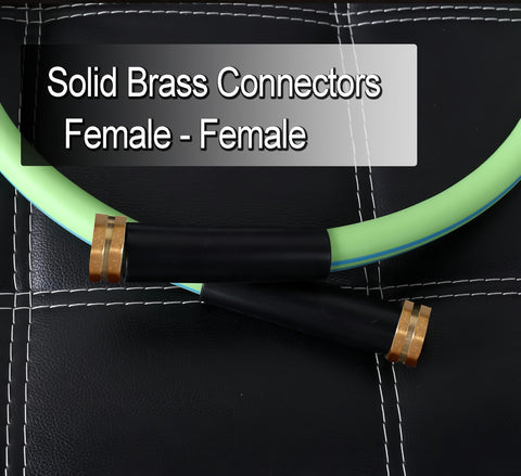 Atlantic soft flexible garden hose enables easy maneuvering around plants.