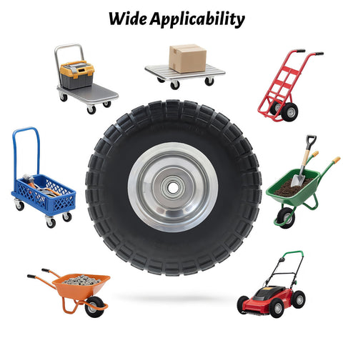 Atlantic solid PU wheel ball-bearing detail emphasizes smooth rolling and long-lasting performance.